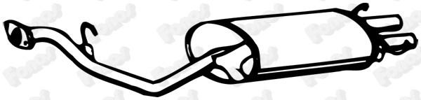 Rear Muffler (620545)