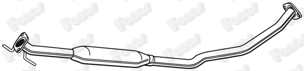 Centre Muffler (23649)