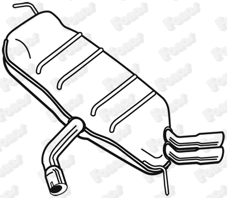 Rear Muffler (25088)