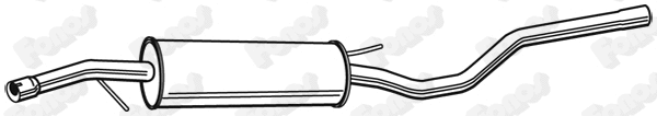 Centre Muffler (619487)