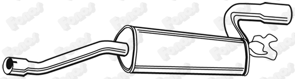 Rear Muffler (02183)