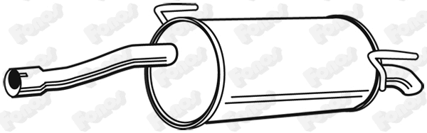 Rear Muffler (23375)