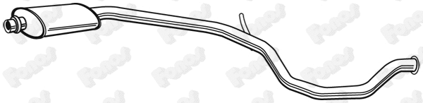 Centre Muffler (23432)