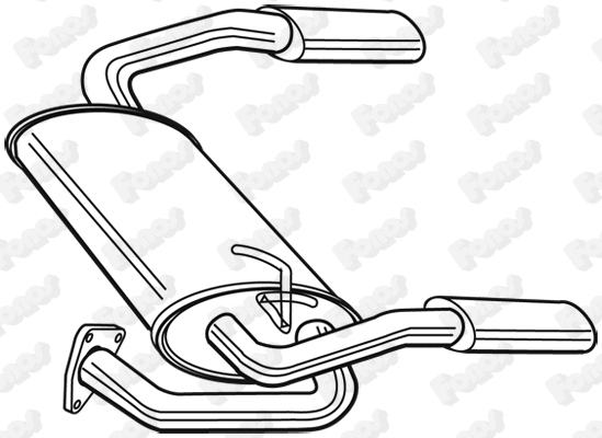 Rear Muffler (615437)