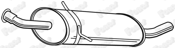 Rear Muffler (23291)