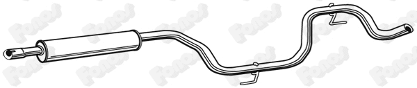 Centre Muffler (617509)