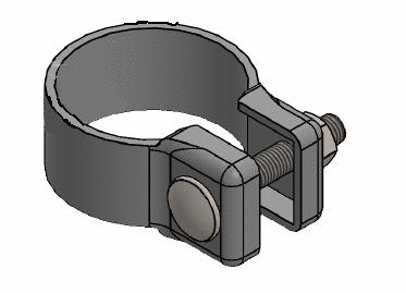 Clamping Piece, exhaust system