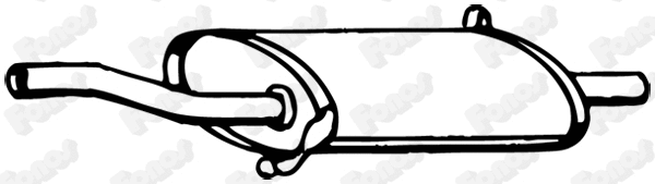 Rear Muffler (614572)