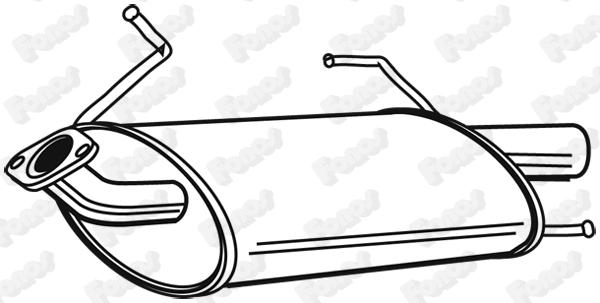 Rear Muffler (614301)