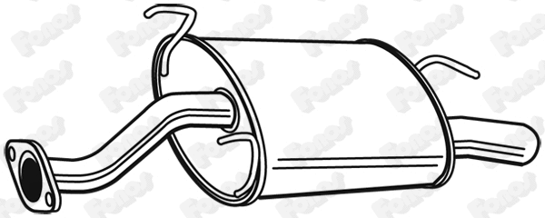 Rear Muffler (615241)