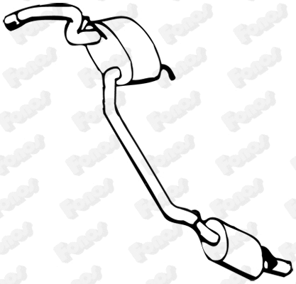 Rear Muffler (615102)