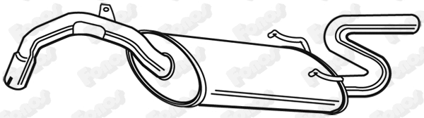 Rear Muffler (16848)