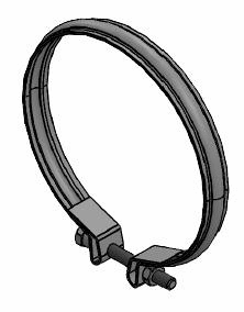 Clamping Piece, exhaust system (81774)