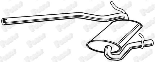 Centre Muffler (23185)