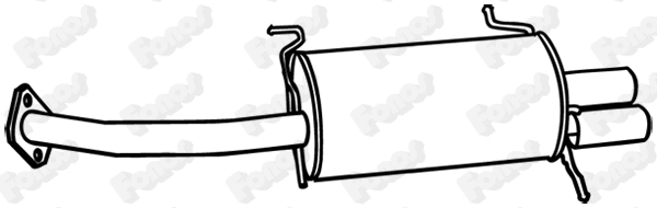 Rear Muffler (620842)