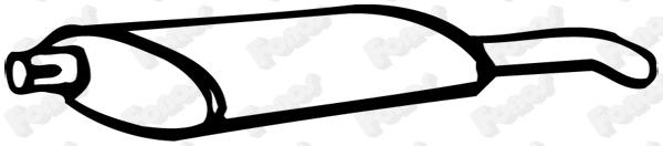 Rear Muffler (61760)