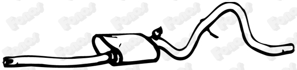 Centre Muffler (61184)