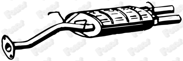 Rear Muffler (16429)