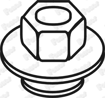 Nut, exhaust manifold (81781)
