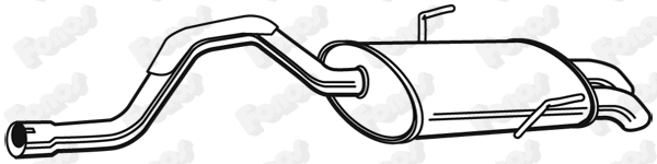 Rear Muffler (611531)