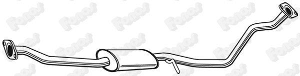 Centre Muffler (23155)
