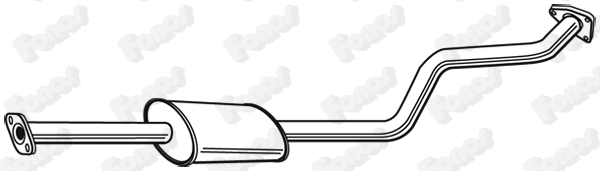 Centre Muffler (23504)