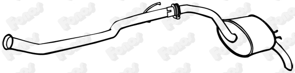 Rear Muffler (611247)