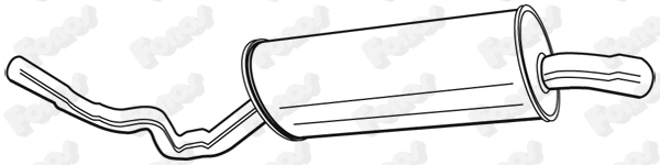 Rear Muffler (19106)