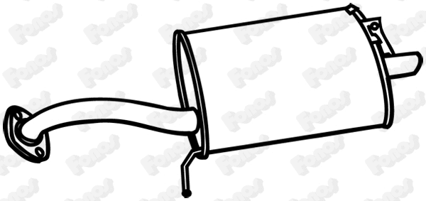 Rear Muffler (614478)