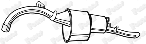 Rear Muffler (610550)