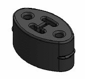 Rubber Strip, exhaust system (80837)