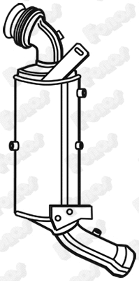 Soot/Particulate Filter, exhaust system (73161)