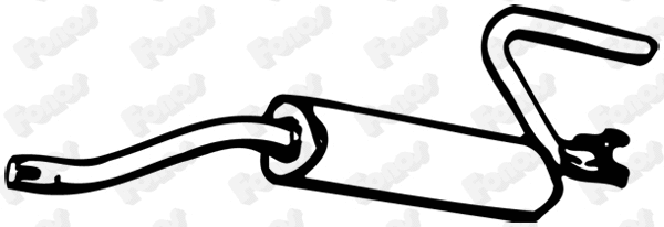 Rear Muffler (610312)