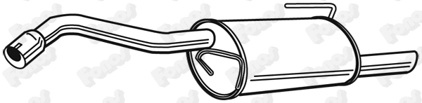 Rear Muffler (23662)