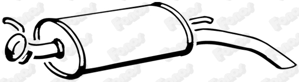 Rear Muffler (70415)
