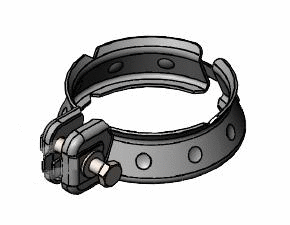 Clamping Piece, exhaust system