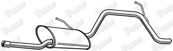 Rear Muffler (617504)