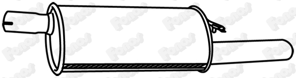 Rear Muffler (19359)