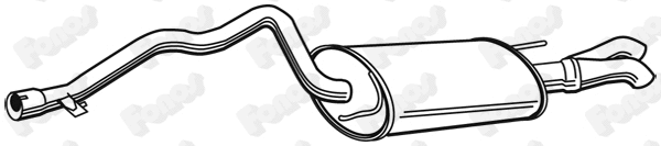 Rear Muffler (23233)