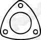 Gasket, exhaust pipe (80794)