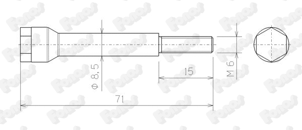 Bolt, exhaust system (83181)