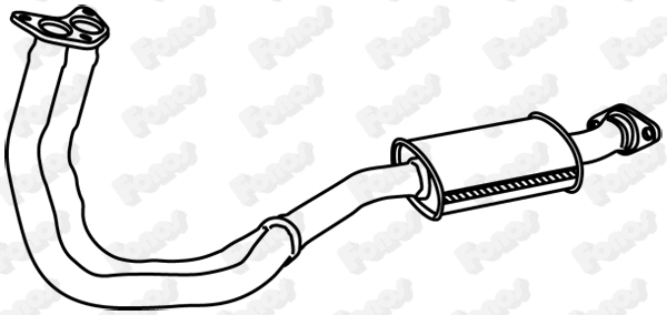 Front Muffler (619206)
