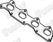 Gasket, exhaust pipe (80504)