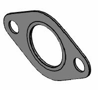 Gasket, exhaust pipe