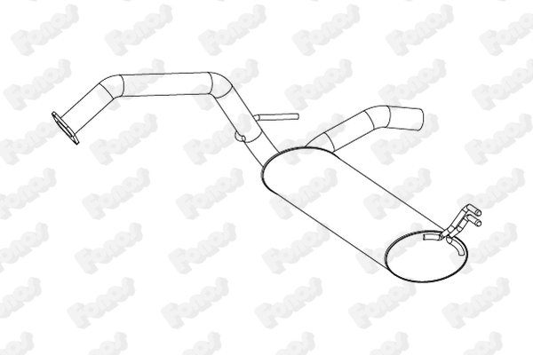 Rear Muffler (25285)