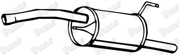 Rear Muffler (614790)