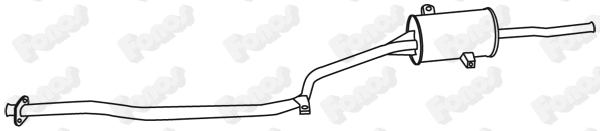 Rear Muffler (19430)