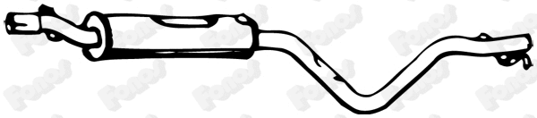 Front Muffler (61604)