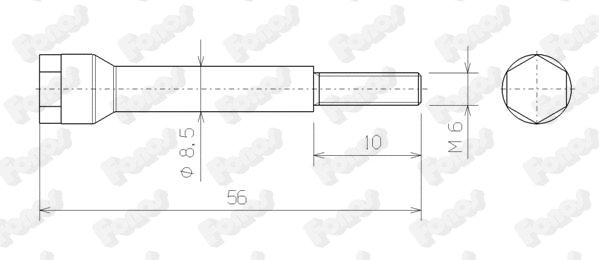 Bolt, exhaust system (83196)