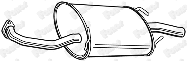 Rear Muffler (614693)